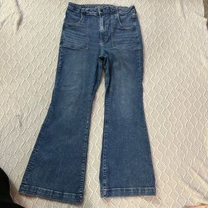 AE Super hi-rise flare jeans